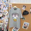 ゆったり プリント カジュアル シンプル Tシャツ S-13289