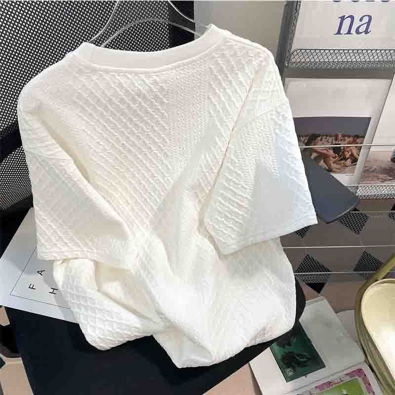 レトロ 切り替え 好感度満載 Tシャツ＋ショートパンツ セットアップ＜S-3379＞