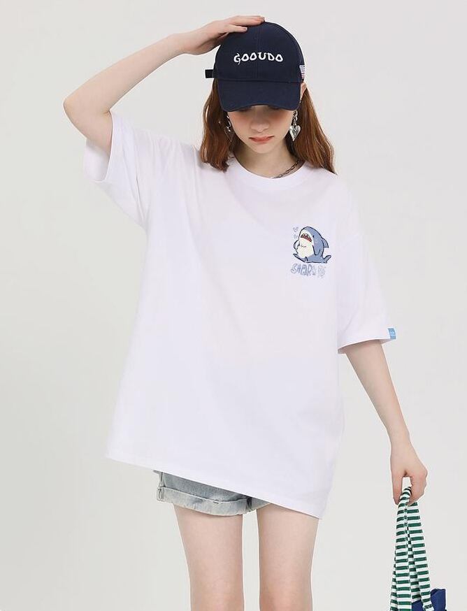 売り切れ必至 4色選択 ポップなプリントが夏に映えるプリント 半袖Tシャツ＜S-9327＞