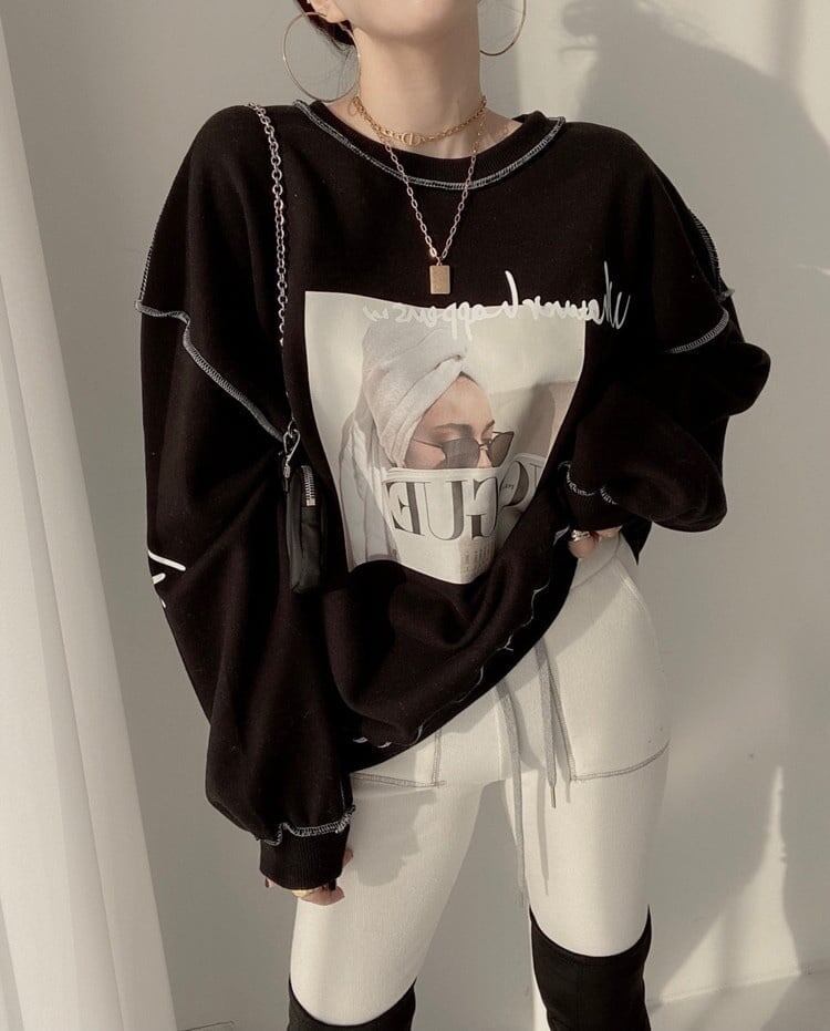 美人度アップ  超人気商品 スウェット<S-3987>