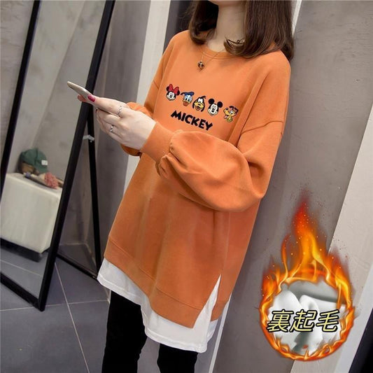 【裏起毛】絶対流行 カジュアル ファッション ワンピース<S-5843>