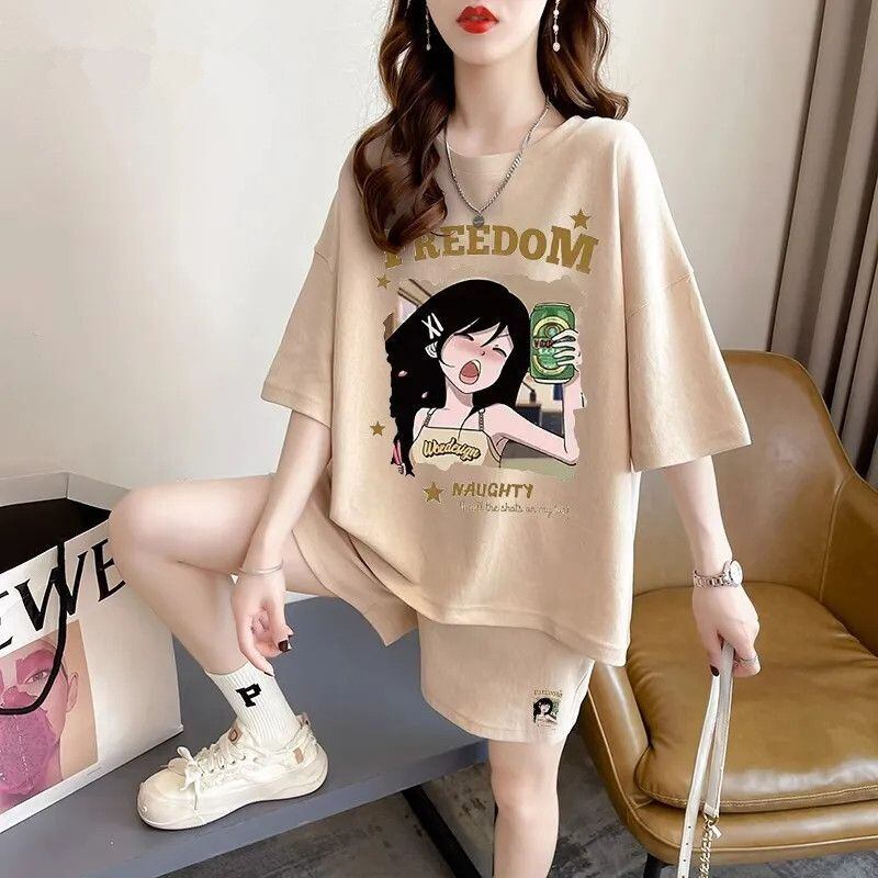 超人気 真夏も快適 話題沸騰中 カジュアル 全4色 半袖 Tシャツ ショートパンツ セットアップ ＜S-9129＞