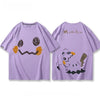 ファッション感満々 デザイン性抜群 全5色 男女兼用 半袖 Tシャツ <S-13036>
