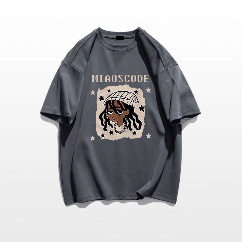 ベストセラーアイテム！ カジュアル 定番シンプル ルーズ プリント全5色 半袖Tシャツ<S-9022>