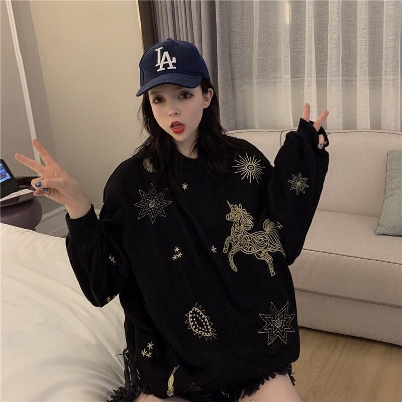 韓国系大人気スウェット