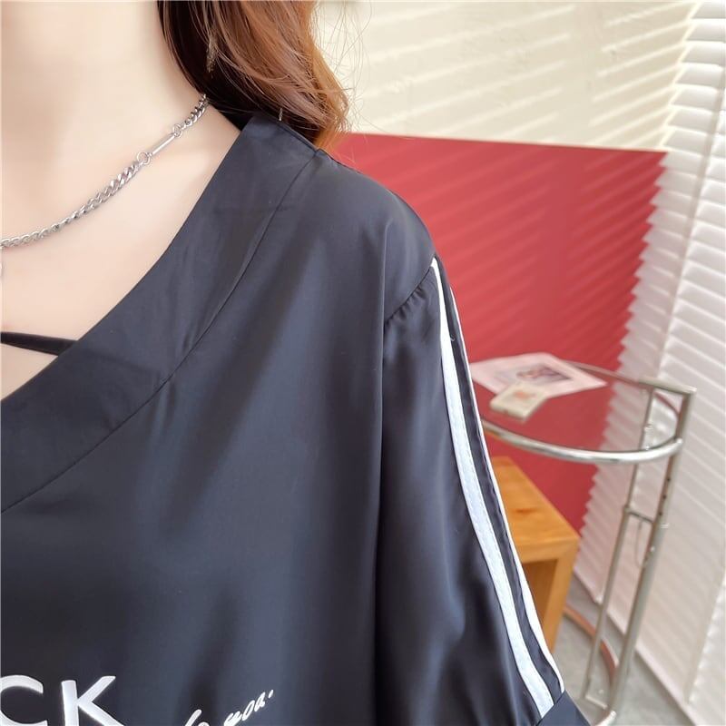 デザイン感 プリント チャーミング Tシャツ カットソー＜S-3476＞