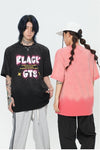 見逃し厳禁 ファッション ストリート系 ヴィンテージ加工 アルファベット プリントTシャツ ＜S-2921＞