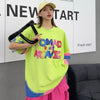 個性的なデザイン アバンギャルド 好感度満載 プリント 半袖Tシャツ カットソー＜S-8237＞