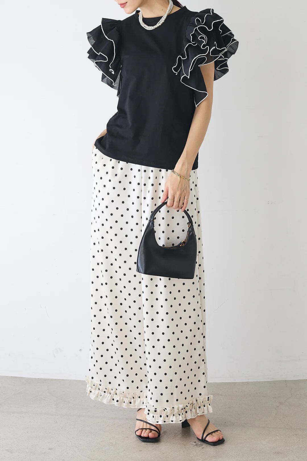 美人度アップ 早い者勝ち 大人可愛い カジュアル 共2色 Tシャツ<S-12149>