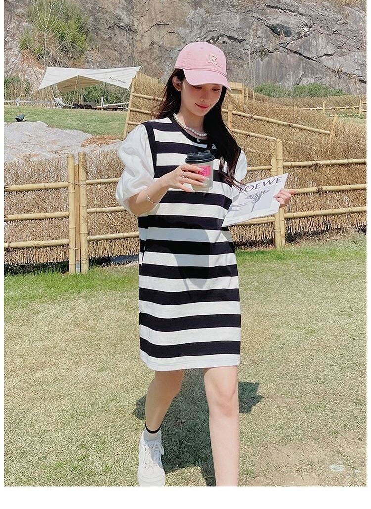 定番シンプル 美人度アップ 売り切れ必至 デザイン性抜群 ワンピース<S-11115>