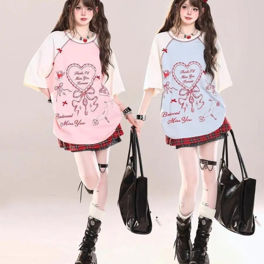 スウィート 絶対流行 今季マストバイ 早い者勝ち カジュアル 2色選択 Tシャツ<S-11665>