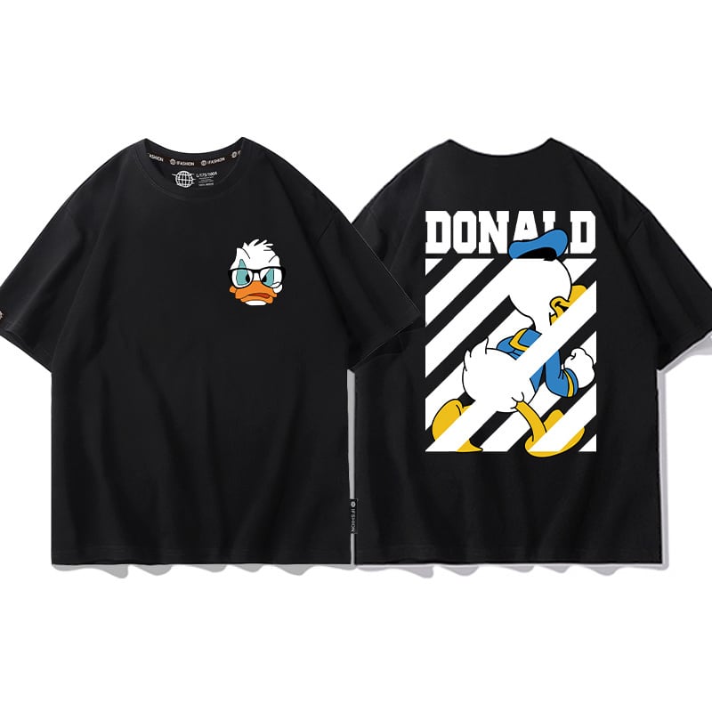 男女兼用 人気 プリント 半袖 Tシャツ <S-13164>