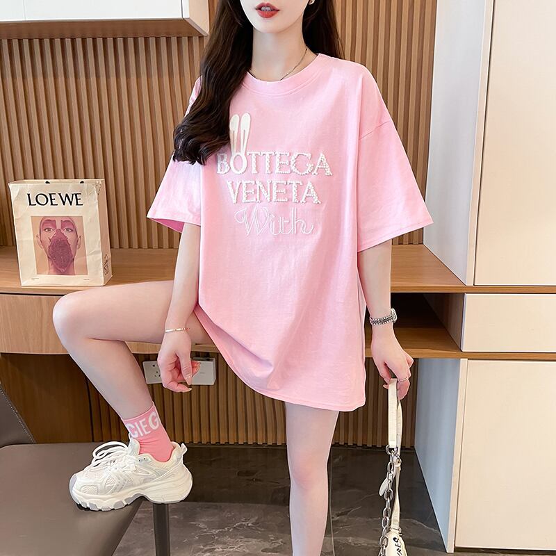 絶対欲しい 早い者勝ち 絶対流行 カジュアル 2色選択 Tシャツ<S-11707>