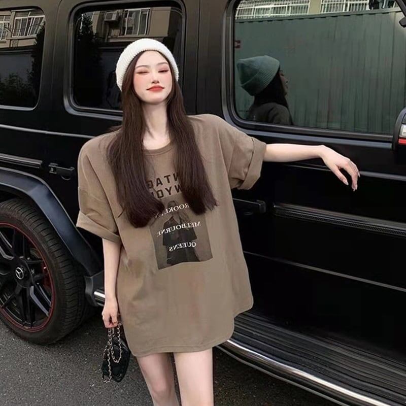 レトロ プリント オシャレ度満点 Tシャツ カットソー＜S-3309＞