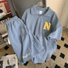 スタイリッシュ 切り替え 一目惚れ Tシャツ＋ショートパンツ セットアップ＜S-3555＞
