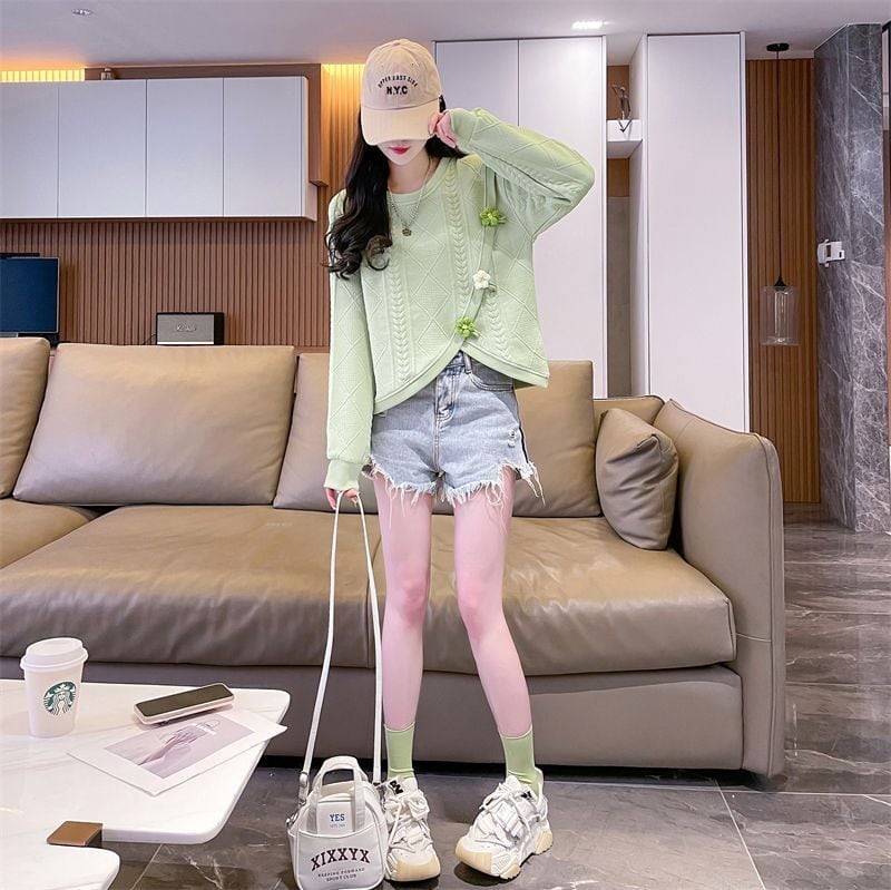 美人度アップ ファッション 絶対欲しい スウィート スウェット<S-8104>