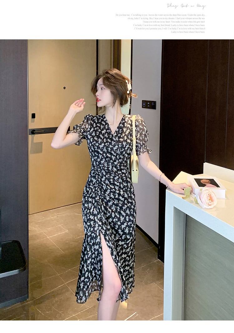 大人可愛い 柔らかくて優しい印象 効果抜群 ワンピース<S-11975>