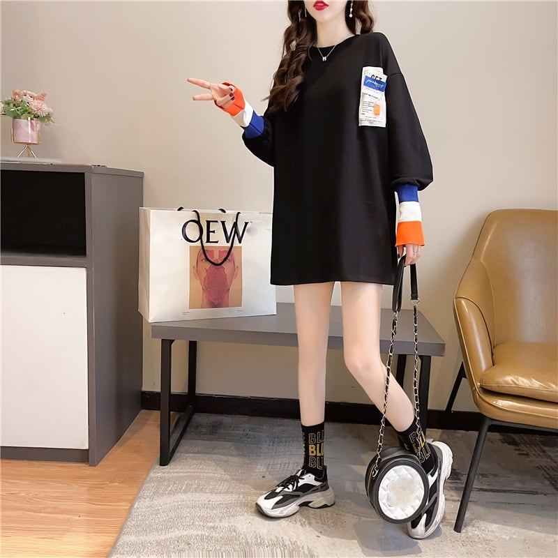 美感いっぱい 切り替え 好感度満載 プリント Tシャツ カットソー＜S-3669＞