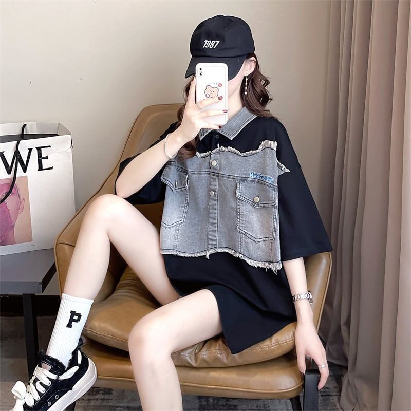 スタイリッシュ プリント 一目惚れ Tシャツ カットソー＜S-3358＞