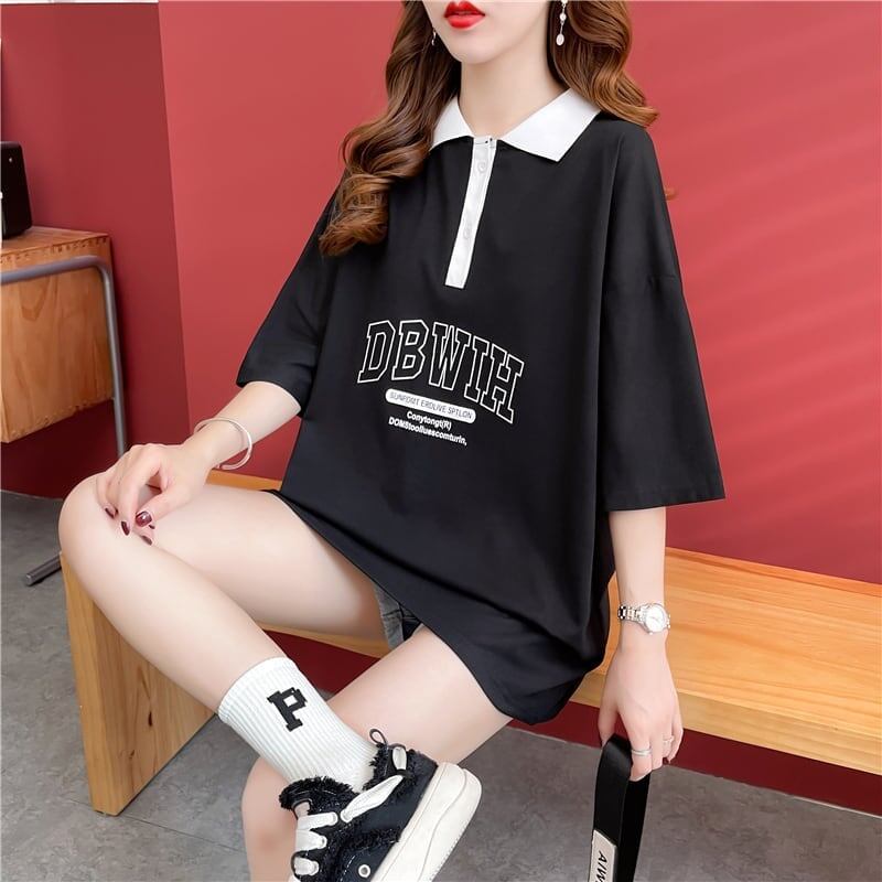カジュアル 切り替え 着心地抜群 プリント Tシャツ カットソー＜S-3622＞