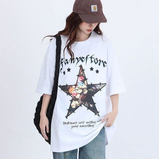 絶対欲しい 柔らかな肌触りで着心地も楽ちん ファッション感満々 2色選択 半袖 Tシャツ <S-9305>
