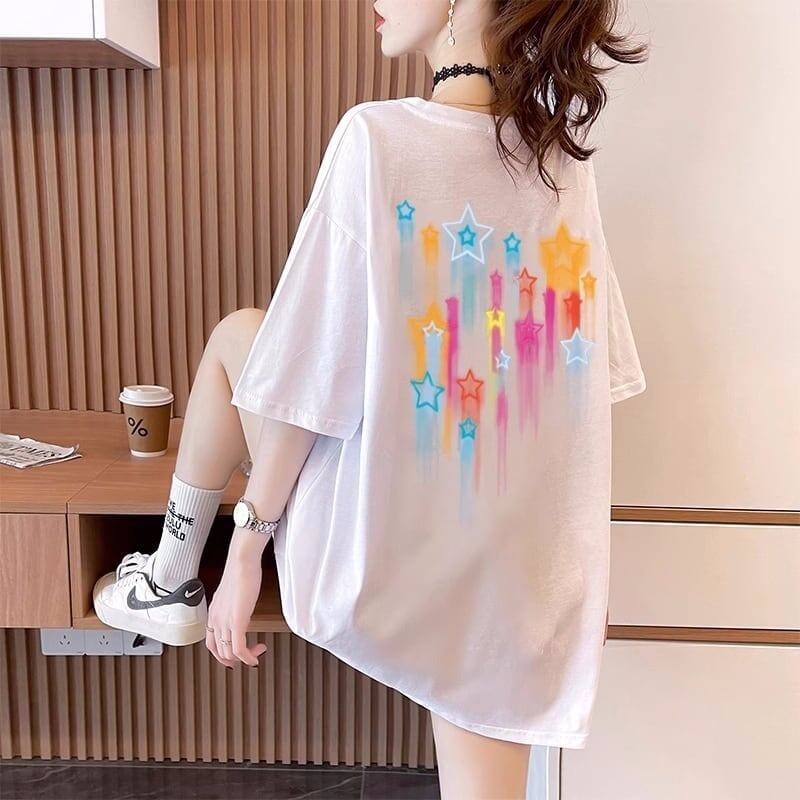 絶対可愛い &落書きTシャツ アルファベット ゆったり 3色＜S-2831＞