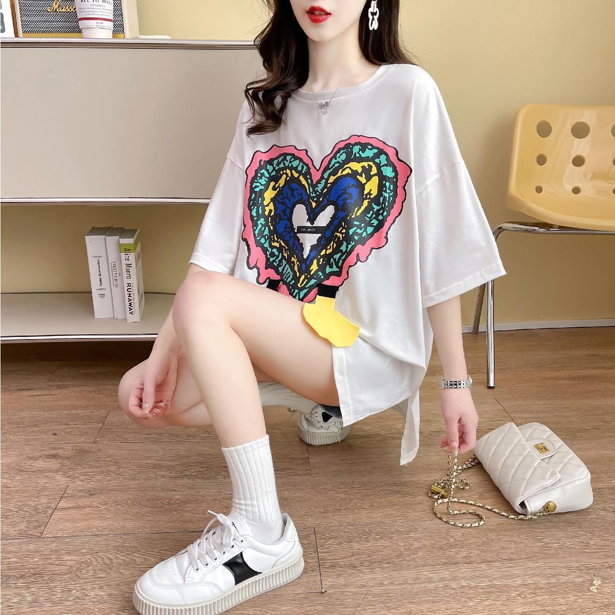 おすすめ シンプル カジュアル ゆったり 半袖Tシャツ＜S-8136＞