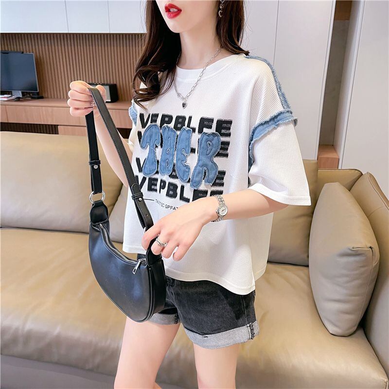 着回し力抜群 早い者勝ち 絶対流行 カジュアル 2色選択 Tシャツ<S-11645>