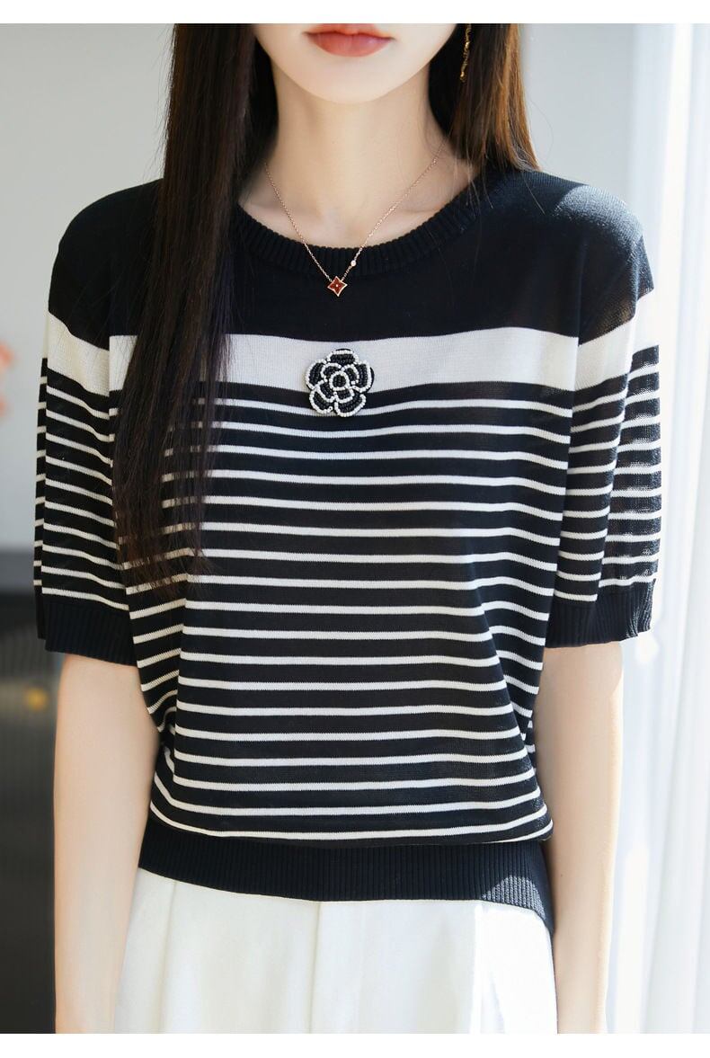 定番シンプル 売り切れ必至 着回し力抜群 全2色 Tシャツ <S-11938>