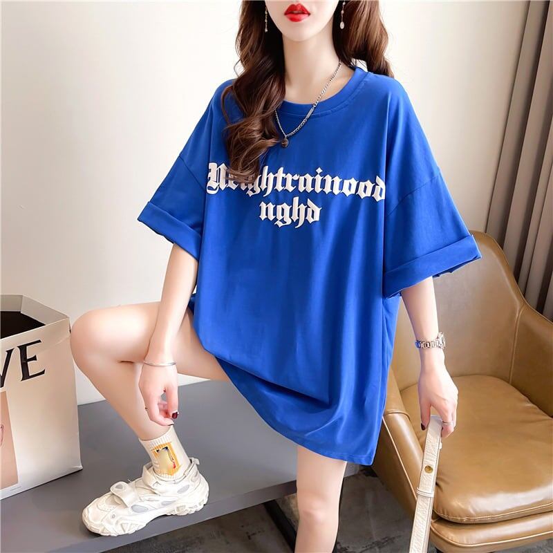 スタイリッシュ 3色選択可 一目惚れ アルファベット Tシャツ カットソー＜S-3060＞