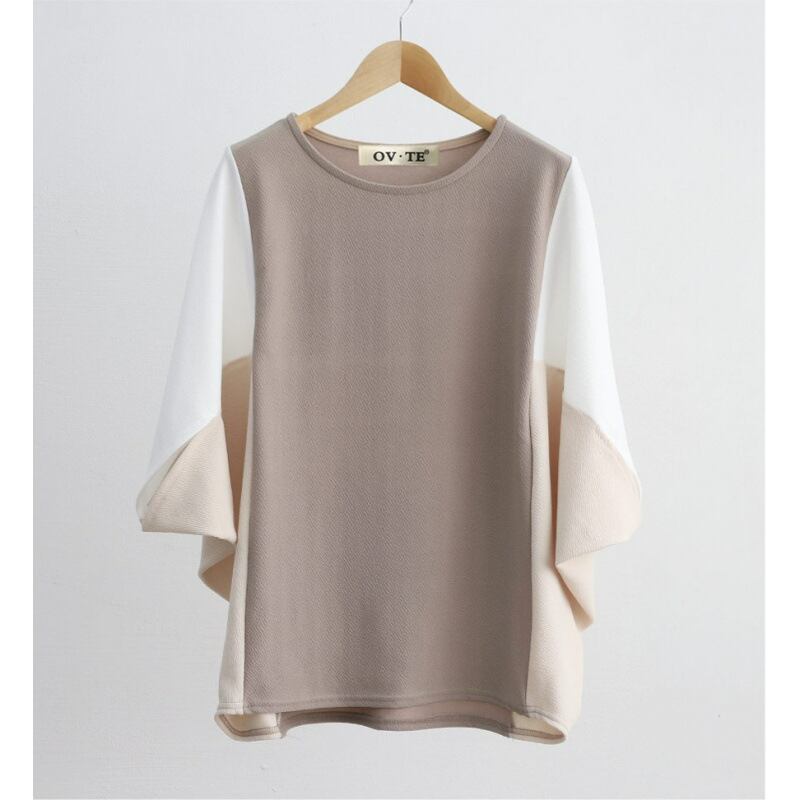 好感度UP 海外トレンド カジュアル 全3色 半袖 Tシャツ ＜S-11787＞