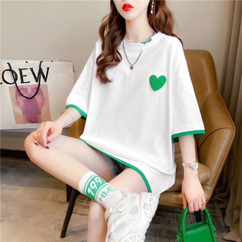 ファッション 3色選択可 シンプル 切り替え Tシャツ カットソー＜S-3070＞