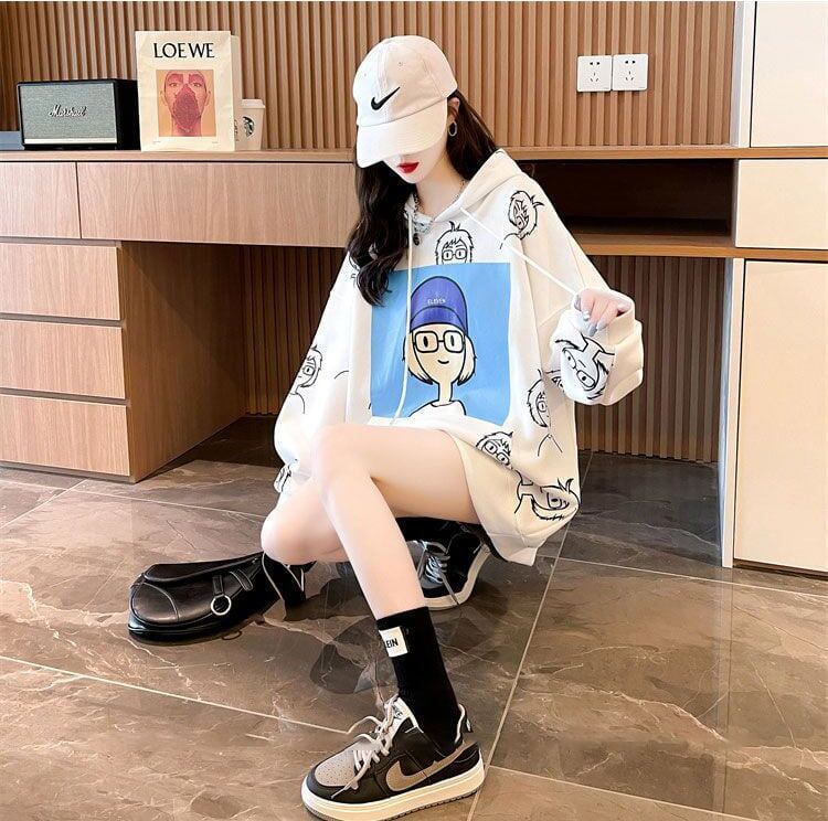 【店舗販促品】 プリント 美人度アップ パーカー 全3色＜S-4938＞