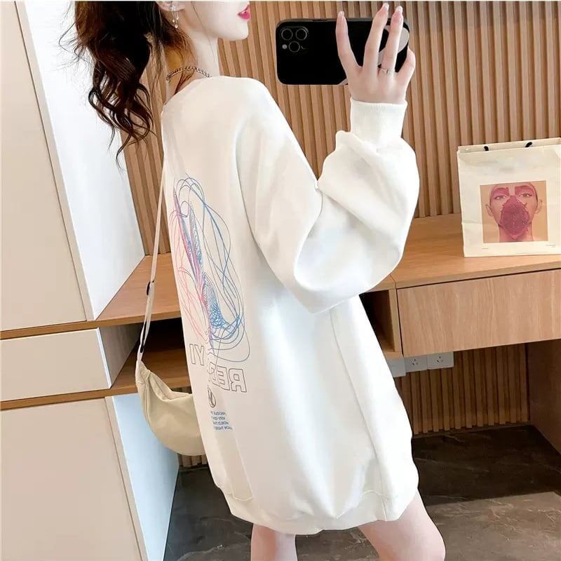 着心地抜群 プリント 女性力を高める スウェット パーカー＜S-3777＞