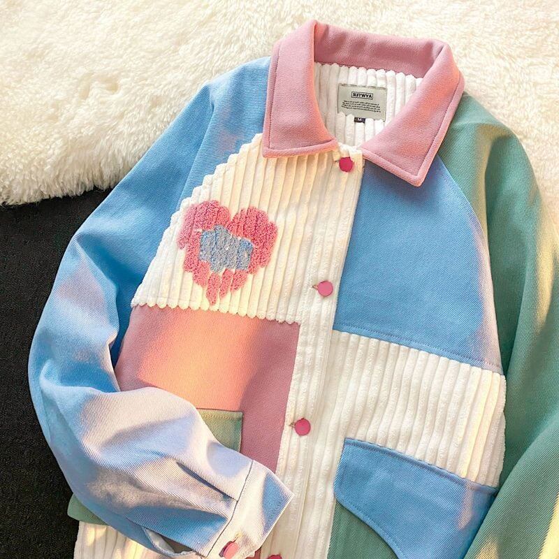 人気商品再入荷 ジャケット 切り替え ゆったりコート<S-4971>