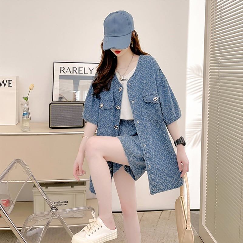 オシャレ度満点 ジャケット＋パンツ カジュアル セットアップ＜S-3136＞