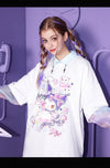 プリント ゆったり 半袖 Tシャツ <S-13129>
