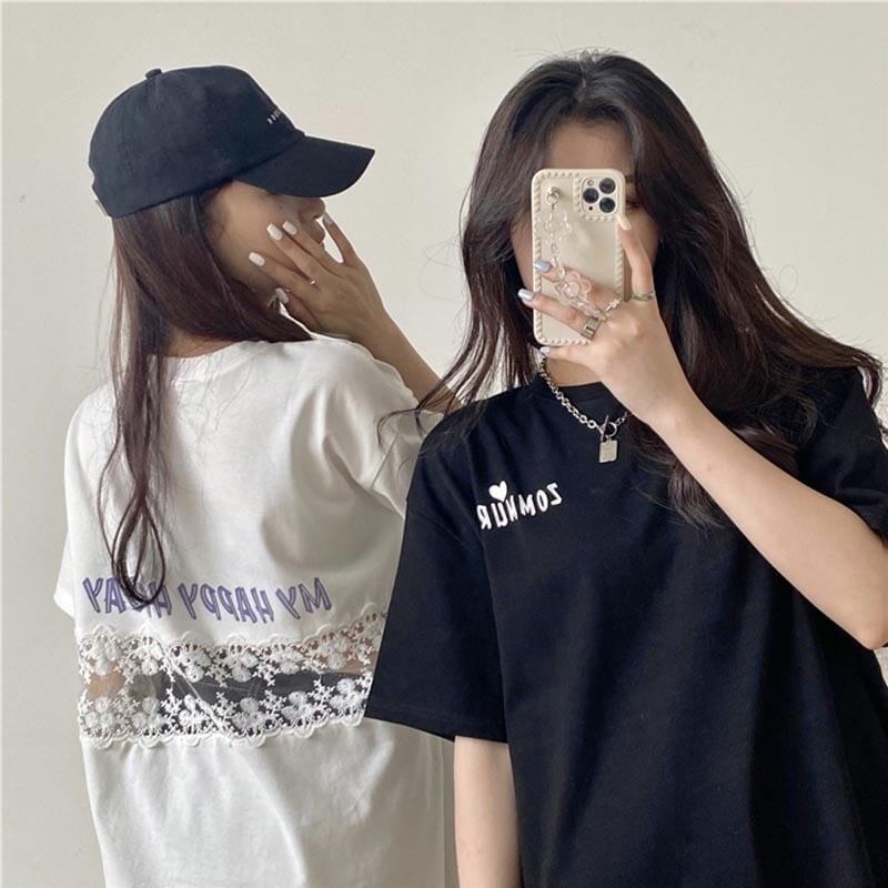 オシャレ度満点 切り替え 一目惚れ プリント Tシャツ カットソー＜S-3560＞