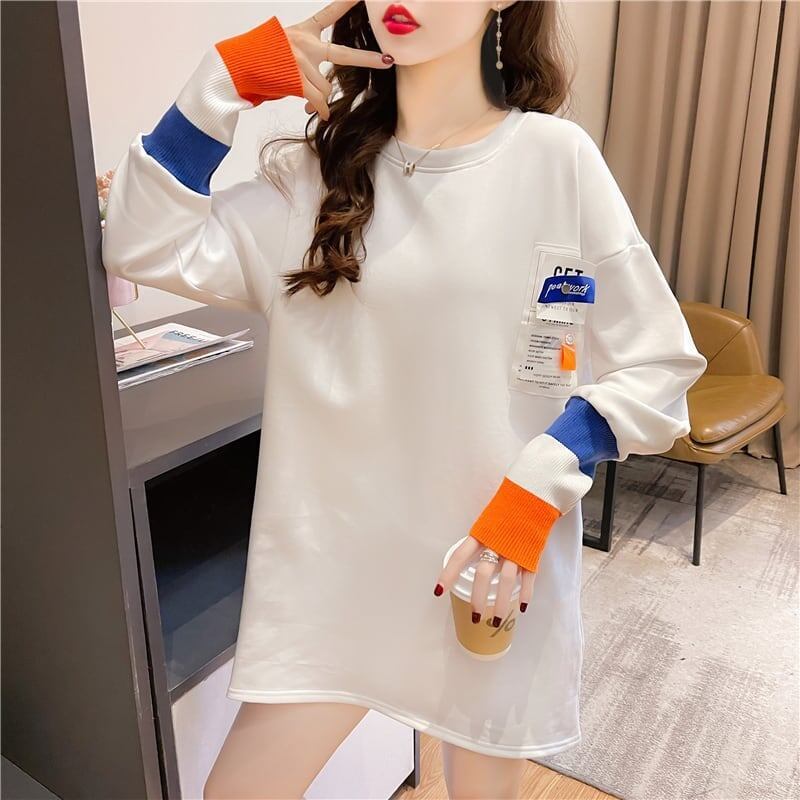 美感いっぱい 切り替え 好感度満載 プリント Tシャツ カットソー＜S-3669＞