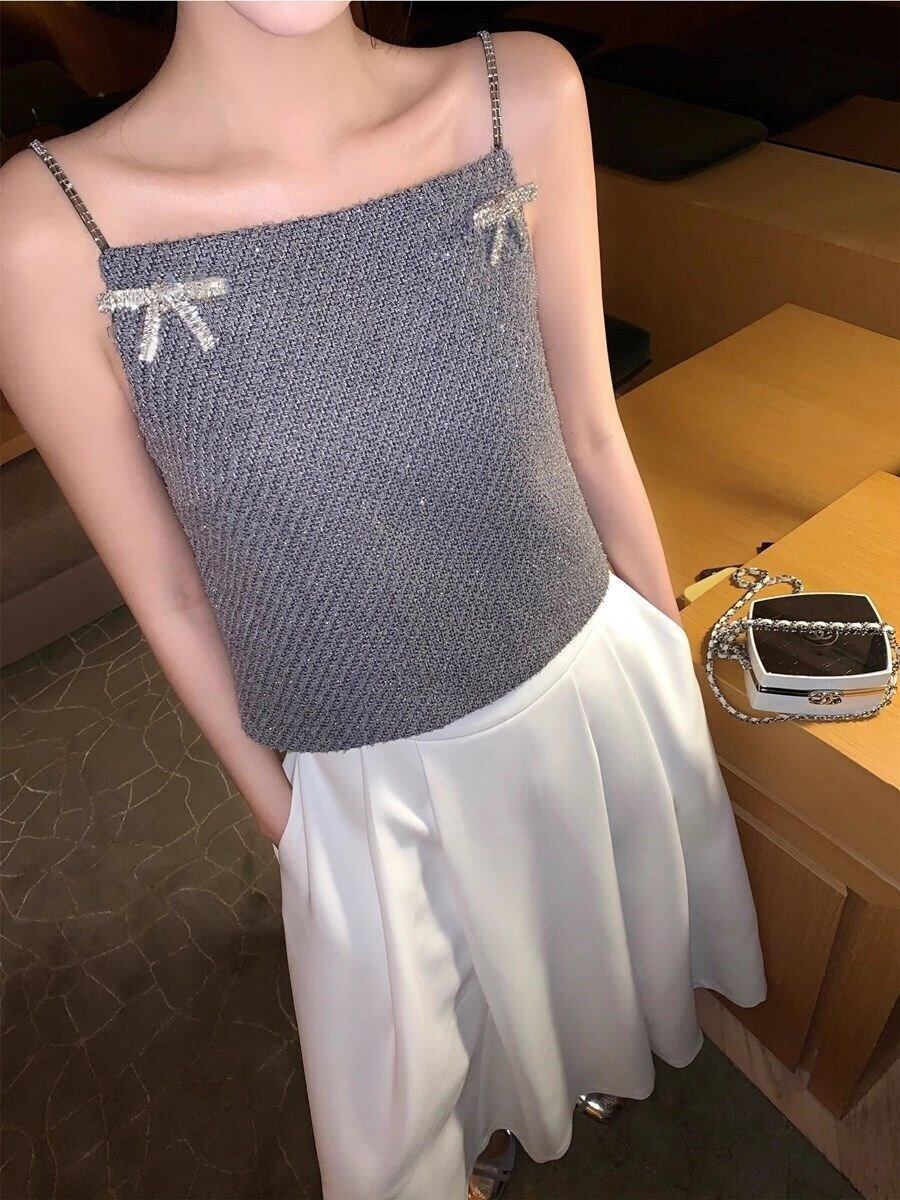 絶対流行 カジュアル 早い者勝ち 2色選択 ノースリーブ Tシャツ<S-11831>