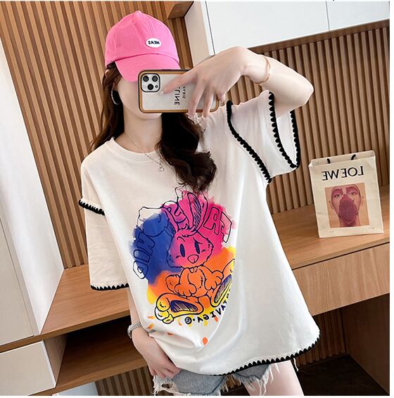 売り切れ必至 ファッション 着心地抜群 プリント 半袖 Tシャツ＜S-8336＞