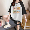 話題沸騰中 特別デザイン アバンギャルド プリント全4色 半袖Tシャツxパンツセット<S-8772>