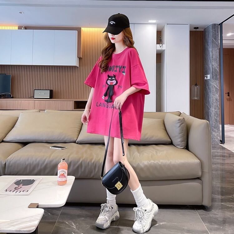 今季マストバイ ファッション 新商品 プリント ゆったり 全4色 半袖 Tシャツ＜S-11365＞