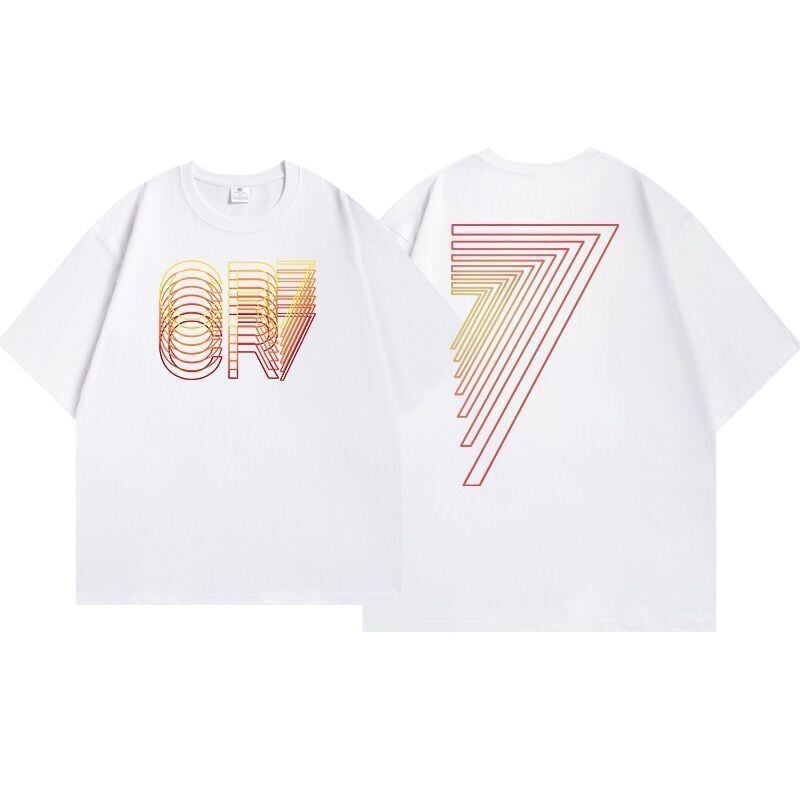 早い者勝ち アバンギャルド 大活躍 プリント 2色 半袖Tシャツ<S-8835>