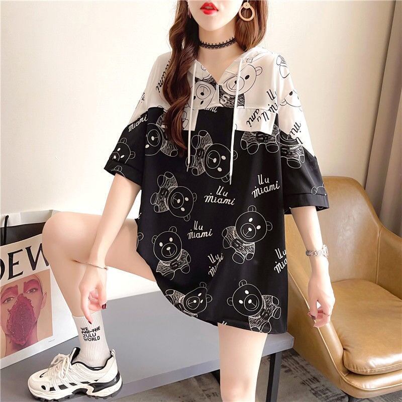 絶対欲しい 一目惚れ 個性的なデザイン 切り替え 半袖Tシャツ カットソー＜S-8054＞