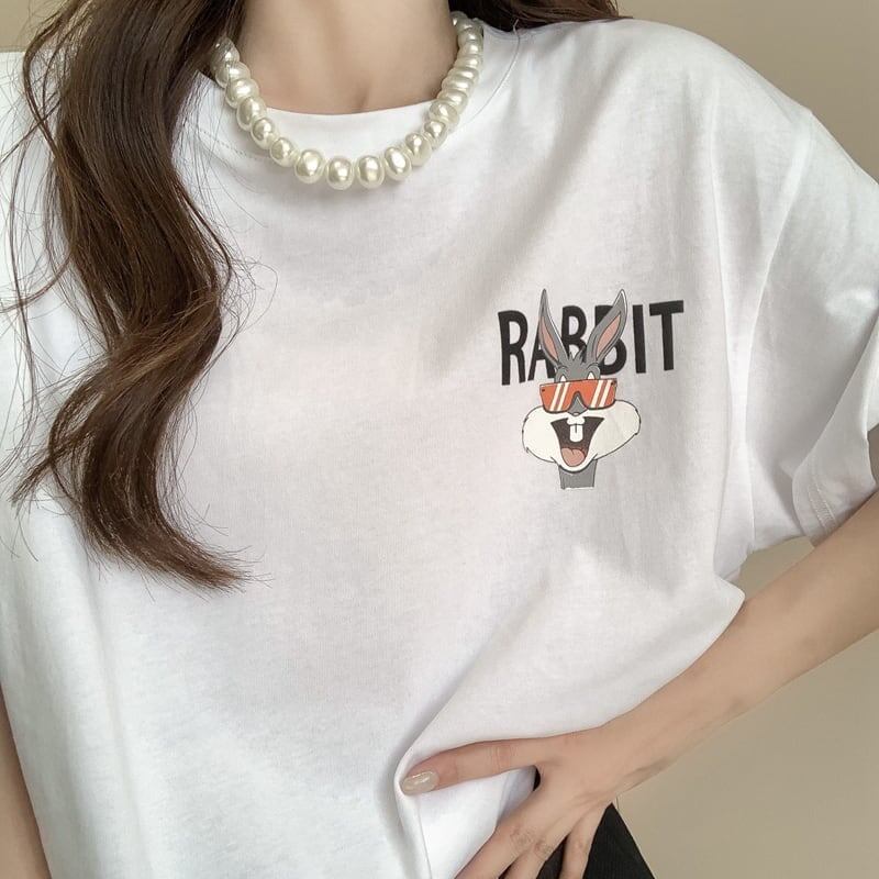 今季大好評 切り替え 美感いっぱい プリント Tシャツ カットソー＜S-3458＞