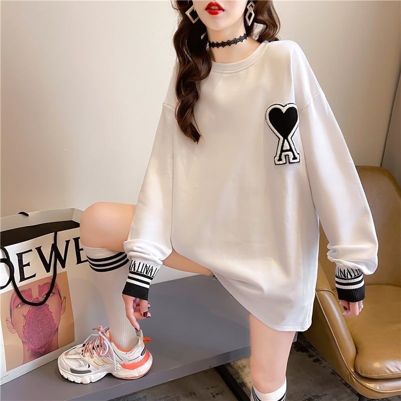 シンプル 切り替え ファッション プリント Tシャツ カットソー＜S-3664＞