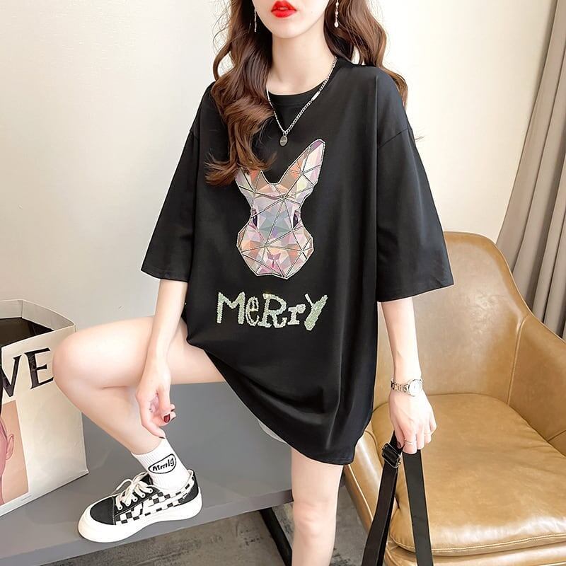 好感度満載 切り替え 着心地抜群 プリント Tシャツ カットソー＜S-3497＞