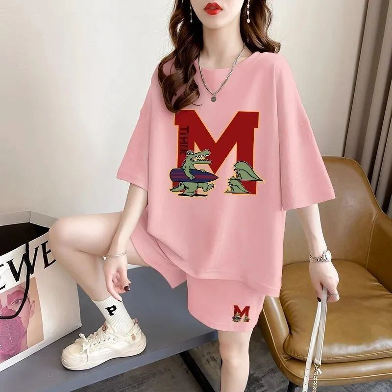 話題沸騰中 カジュアル 真夏も快適 全4色 半袖 Tシャツ ショートパンツ セットアップ ＜S-6760＞