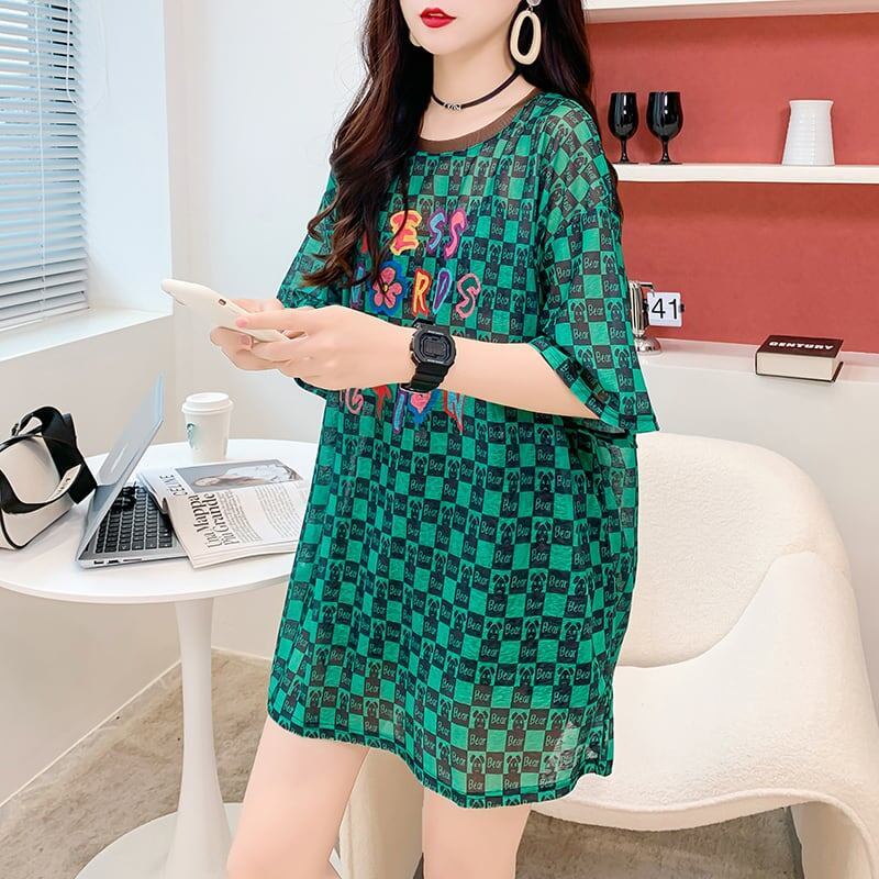 ゆったり感アップ プリント オシャレ度満点 Tシャツ カットソー＜S-3331＞